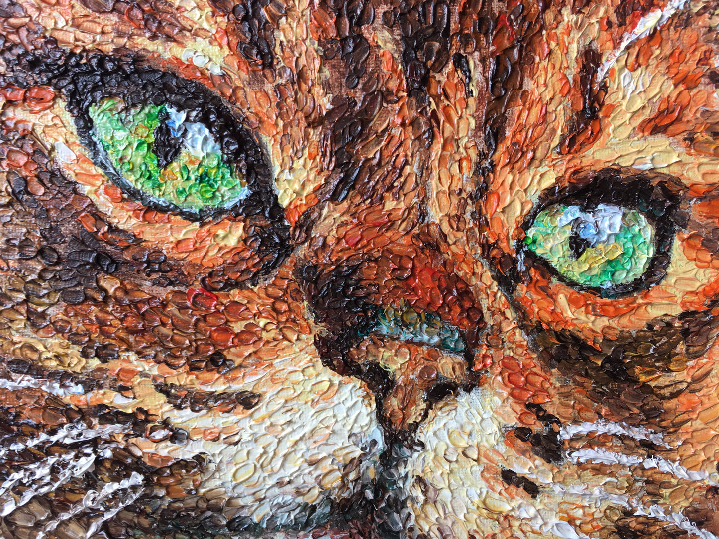 Impasto oil painting "Eternal"